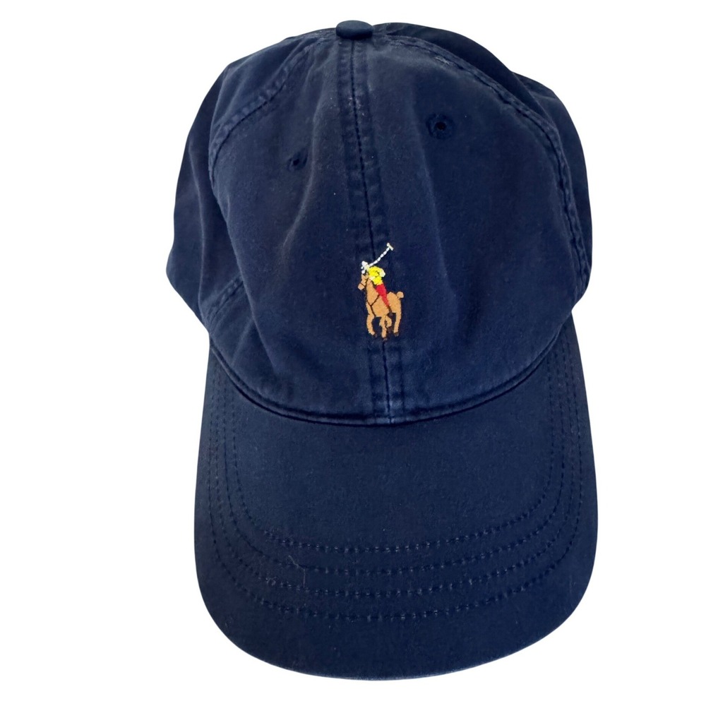 Vintage Polo Sport Ralph Lauren Strap Back Cap Blue